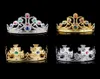 King Queen Crown Fashion Party Hats Tire Prince Princess Crowns Birthday Party Decoration Festival Favor Crafts 7 Styles C05113040552