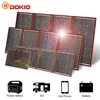 Dokio Flexible Foldable Solar Panel hohe Effizienz -Reisetelefonboot tragbar 12 V 80W 100W 150W 200W 300W Kit 240508