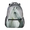 Rugzakken Alaza School Tags Wild hengst in Dust Horse Dier Backpacks Boek Travel College Schouder Kids Tas