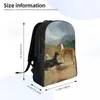Backpack Vintage Whippet Greyhound Dog Travel Men Women School Laptop Bookbag Sihthound Animal College Student Daypack Bags