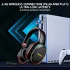 Headset Kofire UG-05 2.4 GHz/Bluetooth trådlöst spelhuvud lämpligt för datorer bärbara datorer PS5 PS4 Nintendo Switches Dynamic EQ Ultra-Low Latency J240508