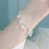 Bangle 1 stcs mode Chinese stijl lelie van de Valley Flower Open armband voor vrouwen elegante juweliersfeestaccessoires