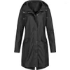 Vestes pour femmes Volalo 5xl Coat Fashion Veste de pluie massive