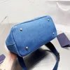 Luxe ontwerper denim tas tas tas dames mode canvas handtassen boodschappentassen blauw jean casual handtassen denim strandtas dames grote crossbody tas jean tas tassen