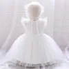 Abiti di battesimo bambine First Birthday Party Dress White Christmas Princess Q240507