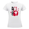 Женская футболка для женщин Hokutofuji Sumo Tegata Корейская мода Женская одежда Белая футболка для женщин