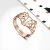 Bagues de mariage skyrim origami renard anneau en acier inoxydable inoxydable resisenable anneaux de doigt de bijoux