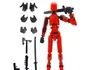 Modèle de figure d'action mini-action Figure de robot Joint Toy Modèles de jouets mobiles multi-articulés pour table basse table basse de table basse