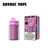 Savage Vapes Vaper Puff 15k 10K 10K 10000 Puffs 25ml Meyve Suyu Tekrar Verilebilir Vapers 2% 3% 5 Ayarlanabilir Hava Akışı Önceden Sepet 10 Tatlar Cihaz Ayı Mesel Bobini 650mAh Pil Kalemi