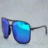 Moda MAU1 J1M Esportes Esportes de sol J437 Carro de condução lentes sem aro polarizadas Lentes ao ar livre búfalo búfalo com estojo 240s