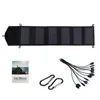 500W Portable Polysilicon Solar Panel Charger USB 5V DC Foldbar för telefonladdning Power Bank Handing Camping 240508
