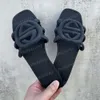 Designer sandals Summer Womens Slipter Teli piatti di lusso Scarpe da moda COMFORT SLIPER FAT FLAT SLIFERS 35-42