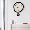Relógios de parede simples decoração de sala de estar restaurante relógio personalidade de arte assista moderno na moda