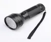 Epacket 395nM 51LED UV Ultraviolet flashlights LED Blacklight Torch light Lighting Lamp Aluminum Shell268K240W3172911
