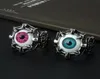 Awesome Gothic Evil Eye Skull Anneau pour hommes Vintage Demon Eye Punk Anneaux Bijoux Fashion Titane en acier argent plaqué Men039S RI2260380