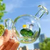 Mini -glas Bong Mushroom Percolator Filter Hookah Dab Rig Recycler Water Bongs Bubbler Dikke zware rookleidingen met 14 mm kom