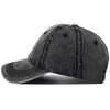 Bollmössor av hög kvalitet svartblå fast färg denim baseball cap för kvinnor män snapback hatt justerbar streetwear jean pappa hattar ben