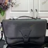 Montsouris torebki Messenger moda oryginalna skórzana płótno lustrzana worek crossbody z pudełkiem B496