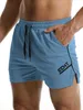 Shorts maschile 2024 Shorts transfrontalieri pantaloncini di fitness in stile europeo da uomo sottili corsi di corsa casual in rete rapida allenamento traspirato