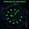 Mujeres de pulsera Lige Creative Navy Blue Camuflage Man Watch Fecha luminosa 3atm Muñeca de cuarzo impermeable para hombres Relogio Masculino Box