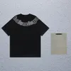 パリメンズTシャツデザイナーブランドBAショートスリーブTシャツプルオーバーピュアコットンレディースTシャツルーズフィッティングTシャツホットダイヤモンドテクノロジーレター短袖K2