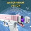 Sand Play Water Fun Gun Toys Electric Glock Ges.M.B.H.Pistolet tir complet Automatic Summer Beach Children Garçons filles adultes 230728 Q240408