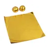 Backwerkzeuge Kisangel Weihnachtsverpackungspapier Gold Folie 100pcs Metallic Sheets Crafts Aluminium