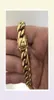 Men039s Cuban Miami Link 20 Choker Chain 14k Gold Over Stainless Steel 12mm 136g310j3692170