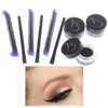 Eyeliner Set 1 BrownBlack Gel stamp Eyeliner Waterproof Smudgeproof Cosmetic Set Eye Liner Kit In Eye Makeup2016977