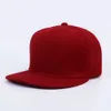 Unisex Cap Acrylic Plain Hat Högkvalitativ vuxen Hip Hop Baseball Caps för män Kvinnor utomhus Leisure Baseball platt hatt 240418