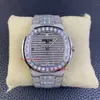 PP5719 Crystal mécanique Superclone Transparent Zircon Sports Diamond Watches Regardez automatiquement 40 mm PP5719 PP.324S AAAAA 9015 MEN'S 418 MONTREDELUXE