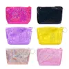 Borsa da donna per glitter cosmetici stoccaggio articoli da toeletta portatile paillette trucco artificiale moneta in pelle artificiale borsa 240423