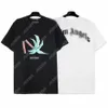 Palm 24SS Summer Lettre d'impression cassée Palm Logo T-shirt Boyfriend Gift Gift Low Office Hip Hop Unisexe Lovers à manches courtes Style Tees Angels 2198 FIV