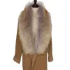 Décoration Femmes Hiver Faux Fur Collar Supre Long Plux de peluche Écharpe Fluffy 120 * 20 cm Party Châle Couper Couche plus chaude Écarts de fourrure de luxe épaisses 110 cm