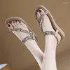 Scarpe casual plus size 36-42 Donne Summer Ladies Sandals Slip per tallone piatto su sandalias Flip Flip Flop Roman Platform