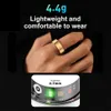 Colmi R02 Smart Ring Health Monitoring IP68 3ATM wasserdichte Multisportmodus Military Grade Stahlschale für Männer Frauen 240504