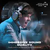 Headset Fifine USB-spelhuvudset med 7.1 Surround Sound/Wire/3EQ Mode RGB över öronbringan med MIC för PC PS5 AmPligame-H6 J240508