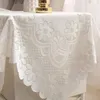 Table Cloth Vintage Lace Decorative Tablecloth Style French Minimalist Romantic Tea Round Cover Picnic Dining Mat