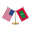 Accessoires Die Vereinigten Staaten von Amerika Mini Banner mit asiatischen Nationen Flagge China Korea Japan Malediven LKW -Auto Interier Flagge der USA