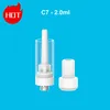 Prezzo ultra-basso Press-on 1,0 ml/0,5 ml Atomizzatori a cartuccia Ceramica Cartuccia a vapori di vapori di vapori di vapori di petrolio 510 filo filo olio spesso serbatoio ceramico penna a vaporizzazione in stock USA Ca nl Germania