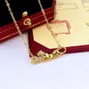 Kettingontwerper voor vrouw Cartera luxe kar ketting kajia v goud high edition luipaard ketting met micro goud vergulde ongeremde persoonlijkheidspatroon leopar