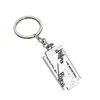 Groupe de rock hip hop mode Judas Priest Blade Razor Shape Pendant Chain Chain Men Metal Keychain Keyring Chaveiro Jewelry 1PCS 240506