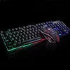 Keyboard Mouse Combos Gaming and USB Wired Gamers Rainbow Rainbow Backlit Keyboards respirant des souris illumineuses pour ordinateur portable de bureau 4407338 Drop d Otaw2