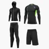 Herren Trailsuits Sports Kleidung Fitnessstudio Fitness Track and Field Clothing Mens Laufen Sets komprimierte Basketball Unterwäsche engunabhängige Sportbekleidung Dry Fitnes