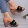 High Heels Summer Platform Sandals glisse femmes Designers Outdoor Walking Ladies Chaussures