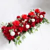 Fleurs décoratives Artificiel Row Wedding Decoration Arrangement fournit