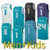 Basketball Lamelo Jersey James Bouknight Mark Williams Frank Ntilikina Terry Rozier III Ed Richards Ball Men personnalisés Femmes Kids 0 3 1 24 9 21 2