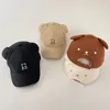 Enfants chapeau d'été bébé filles et garçons dessin animé mignon ours broderie casquette de baseball chapeaux de soleil coton pour enfants 240430