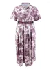 Feestjurken wmstar plus size dames elegante vintage zomerse zomervakantie print maxi jurk groothandel druppel met riem