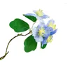 Fleurs décoratives artificielles Mountain Camellia Plantes vertes feuilles pendentif Bell Silk Flower salon Home Dining Table Table Decoration